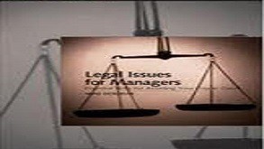 Legal Issues For Managers