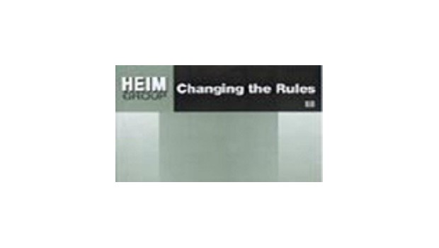 Changing The Rules Changing The Rules