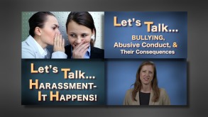Let's Talk . . . Harassment, Bullying training video series